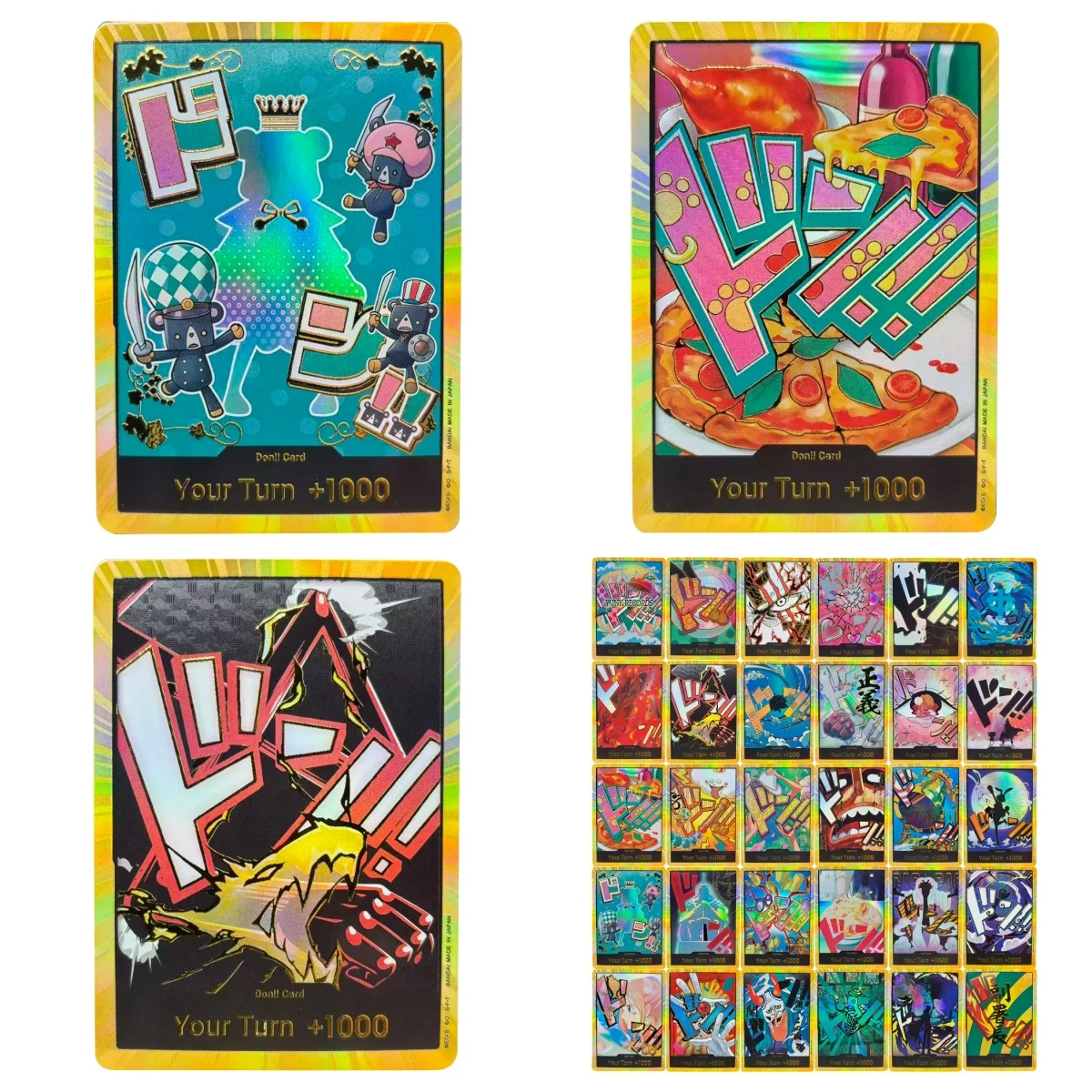 

ONE PIECE Коллекционные карты DON Card Monkey D. Luffy Roronoa Zoro EN DIY Высокое качество Самодельная игра Аниме Карты Подарочная игрушка