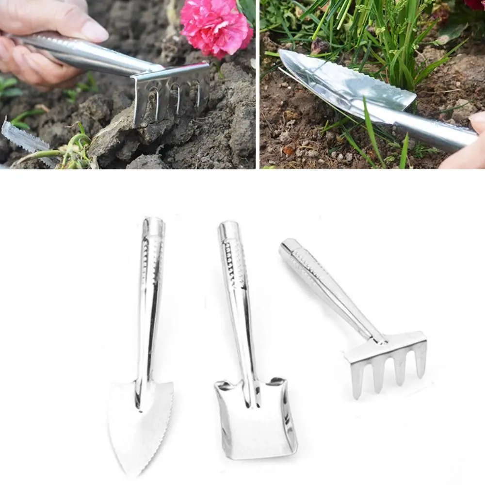 

Bonsai Soil Stainless Steel Gardening Spade Digging Weeding Garden Shovel Integrated Pointed /Square Shovel Shovel Rake