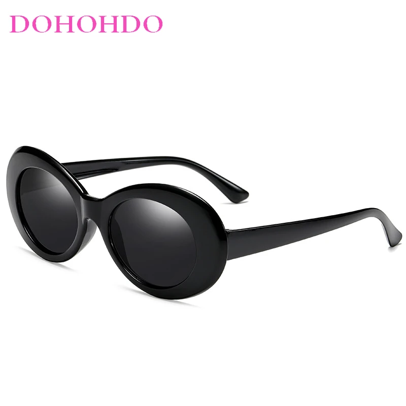 

Kurt Cobain Retro Oval Sunglasses Man Woman Brand Vintage Fashion Sun Glasses Classic Red White Black Lentes De Sol Mujer UV400