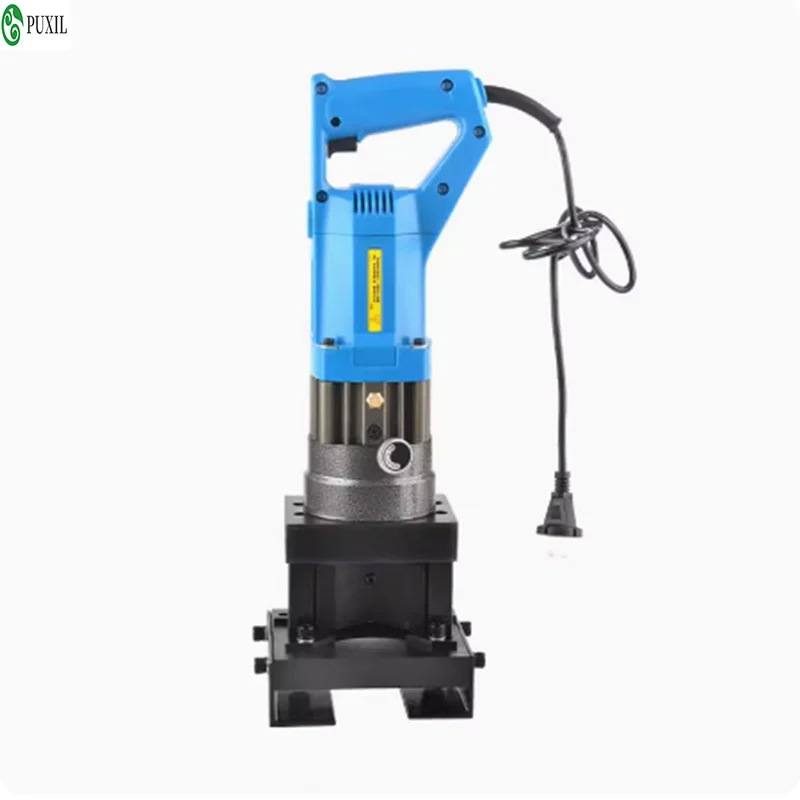 Channel Steel Stainless Steel Punching Machine Electric Angle Iron Backpunching Machine Portable Angle Steel Cutting Machine