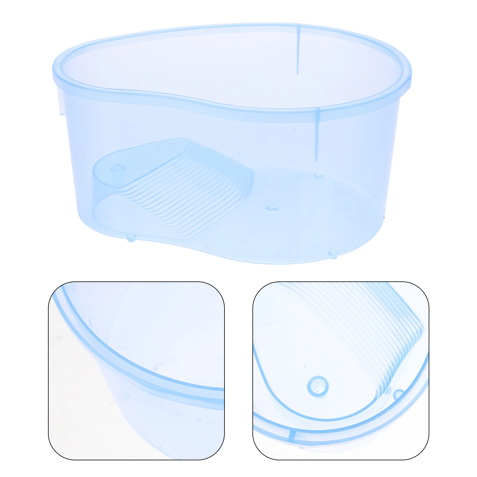 

Turtle Tank Breeding Box High-Grade Non-Toxic -Resistant Translucent Design Spacious Water Environment Drying