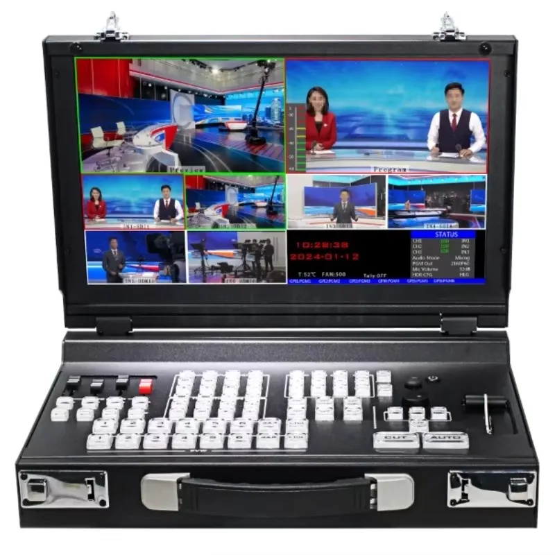 VMix UHS9508 4K UHD Video Switcher Mixer Device for Radio & TV Broadcast Studio Equipment AV & TV Broadcasting