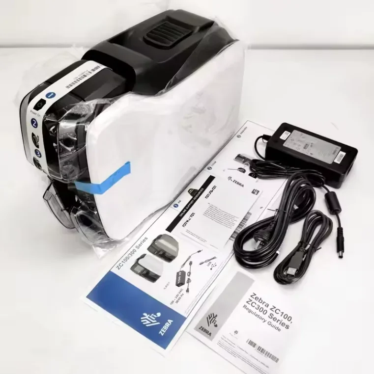 Zebra card printer ZC100 Card Printer SIMPLE AND FAST PVC ID CARD PRINTER