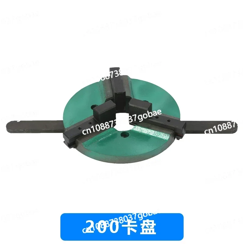 

D200 Self-centering 3 Jaws Manual Lathe Chuck Welding Positioner Turntable Accessories Center hole 80mm Clamp Range