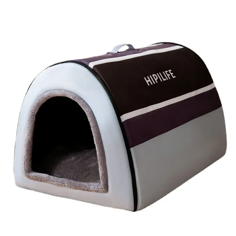 Big Dog Mongolian Bag Kennel Medium Size Large Autumn and Winter Dog House Removable and Washable Four Seasons Pet Supplies