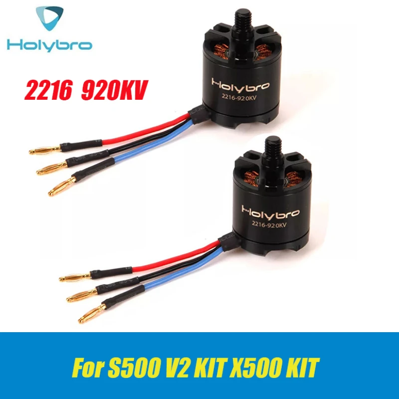 

HolyBro 2216 920KV Brushless Motor CW CCW Replacement for S500 V2 KIT X500 KIT Multirotor DIY Parts