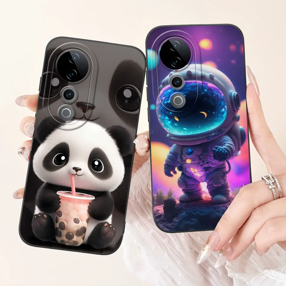 For Vivo V40 Pro (V2347) / V40 (V2348) Cute Panda Rabbit Cartoon Phone Case For Vivo V 40 40Pro 5G Soft Silicone Shockproof Case