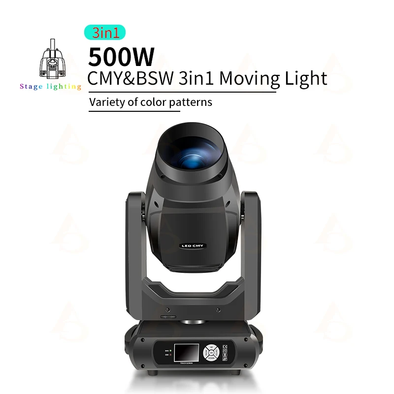 

500w LED Moving Head Light with CTO CMY 500w CMY Beam Spotlight Effect BSW Concert Wedding Stage Performance Professional