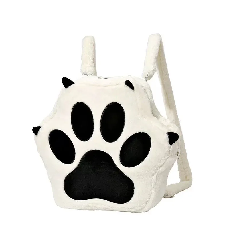 حقيبة ظهر لطيفة من القطيفة مع أشرطة قابلة للتعديل، حقيبة مدرسية جميلة JK للفتيات، حقيبة ظهر كرتونية للنساء والفتيات