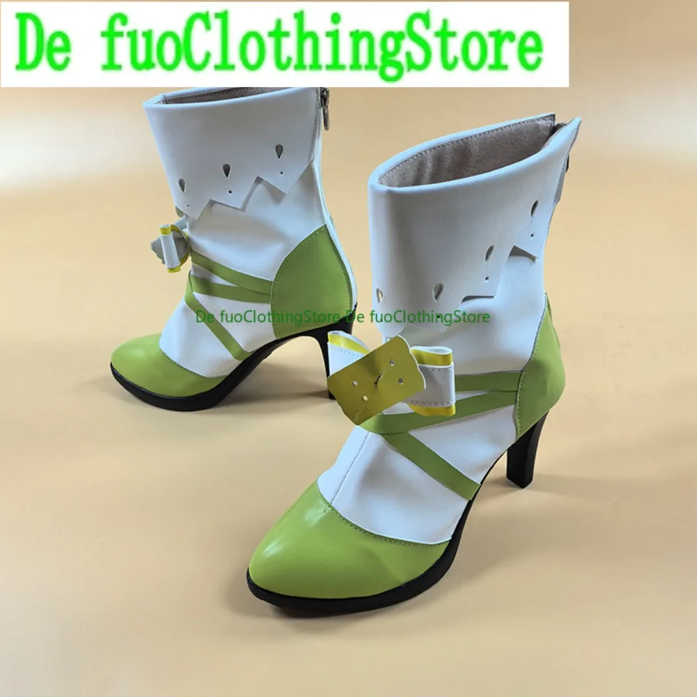 DefuoClothing Honor Of Kings Daji Matcha Sweetheart Cosplay Shoes Anime Game Role-playing Shoes And Boots Halloween Party