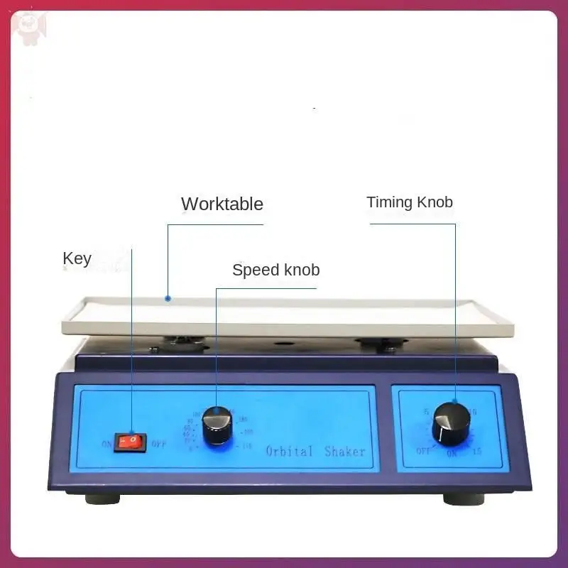 220V Laboratory Rotary Oscillator RPR Mixer Lab Orbital Rotator Shaker Orbital Oscillator 210RPM Adjustable Speed Oscillator