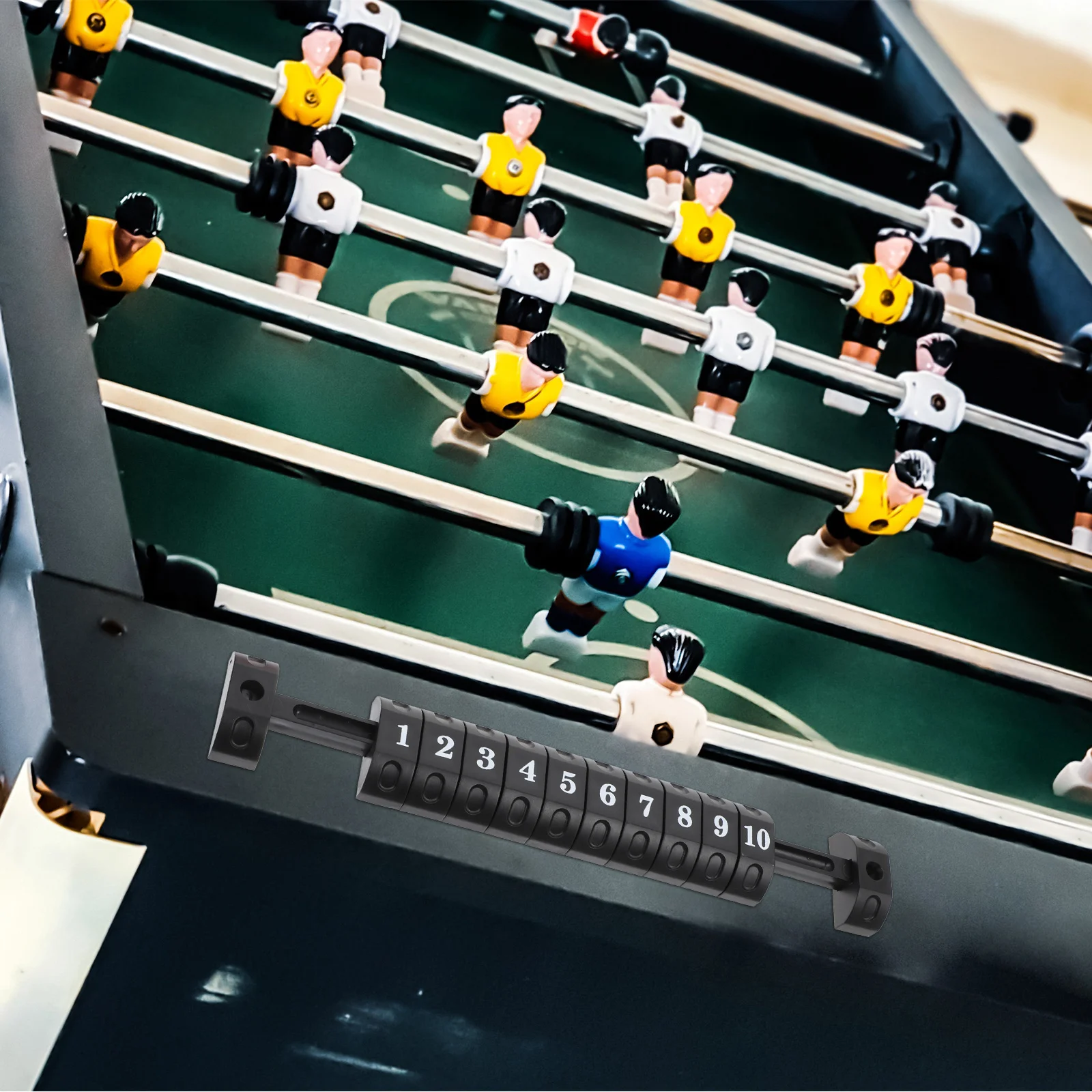 축구 기계용 2개입 점수 표시기 신뢰할 수 있는 플라스틱 점수 기록기 바 마모된 카운터 교체 부드러운 작동