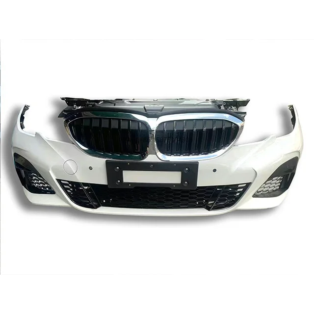 

For 3 Series G28 G20 Front Bumper, Grill, Grille, Radiator Fan, Parking Sensor, Wiring Harness, Trailer Cover, Headlights