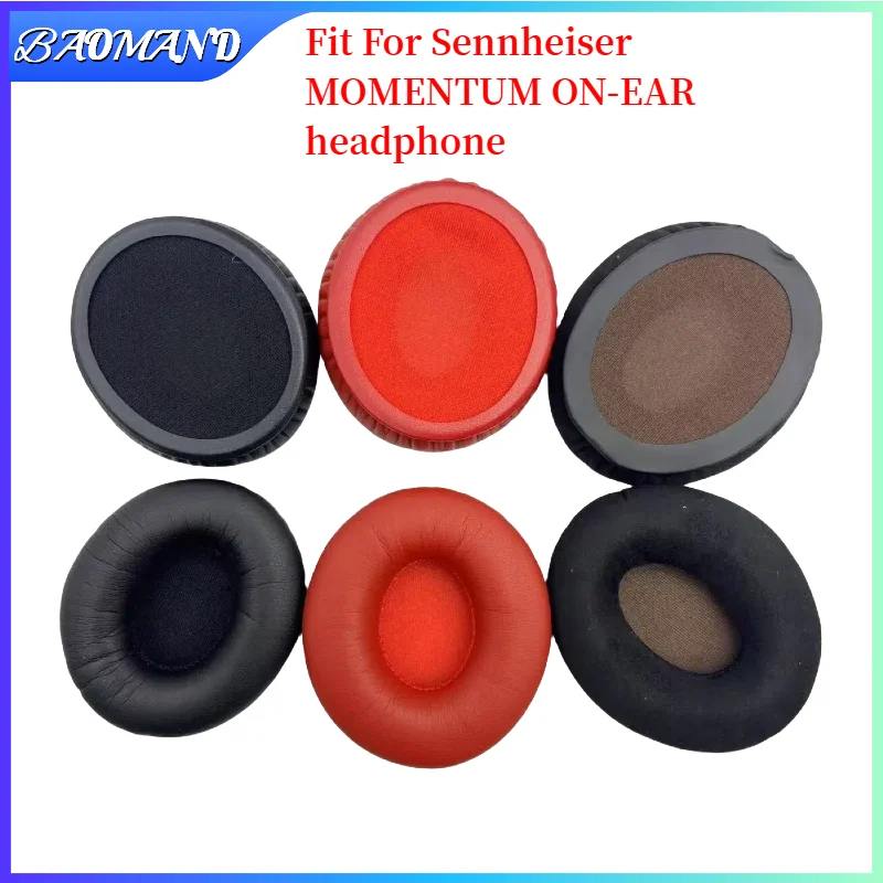 

BAOMAND Replacement Protein Leather Ear Pads Cushion Cover Earpads For Sennheiser MOMENTUM ON-EAR Headset