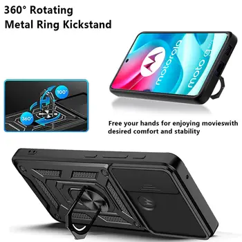 適用於摩托羅拉 Moto G60 G53 G10 G20 G30 的滑蓋式相機防震保護殼,也適用於 Moto G50 G51 G52 G71 G73 G13 G100 G200 的保護套 8 最佳銷售 摩托羅拉 Moto G60 手機殼 - №3