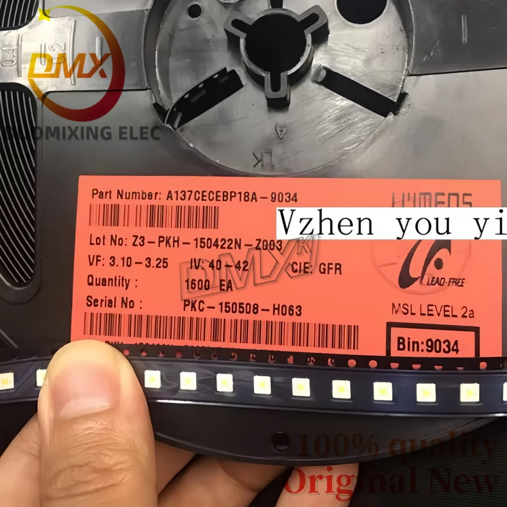 

500 шт. для люменов светодиодная подсветка 1 Вт 3 В 3535 3537 холодная белая ЖК-подсветка для ТВ-приложений A129CECEBP18A-2092