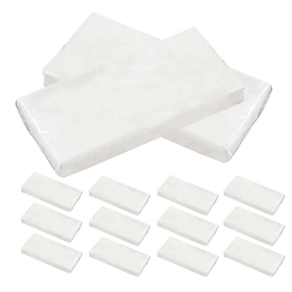 15 Bags Car Tissue Refills Auto Visor Sun Visor Holder Refill Soft Disposable Facial Tissues for Vehicle Travel Use