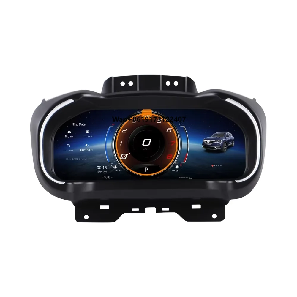 

New Bosstar Car Dashboard Instrument Digital Speedometer 12.3inch with 12-Month Warranty for Koleos