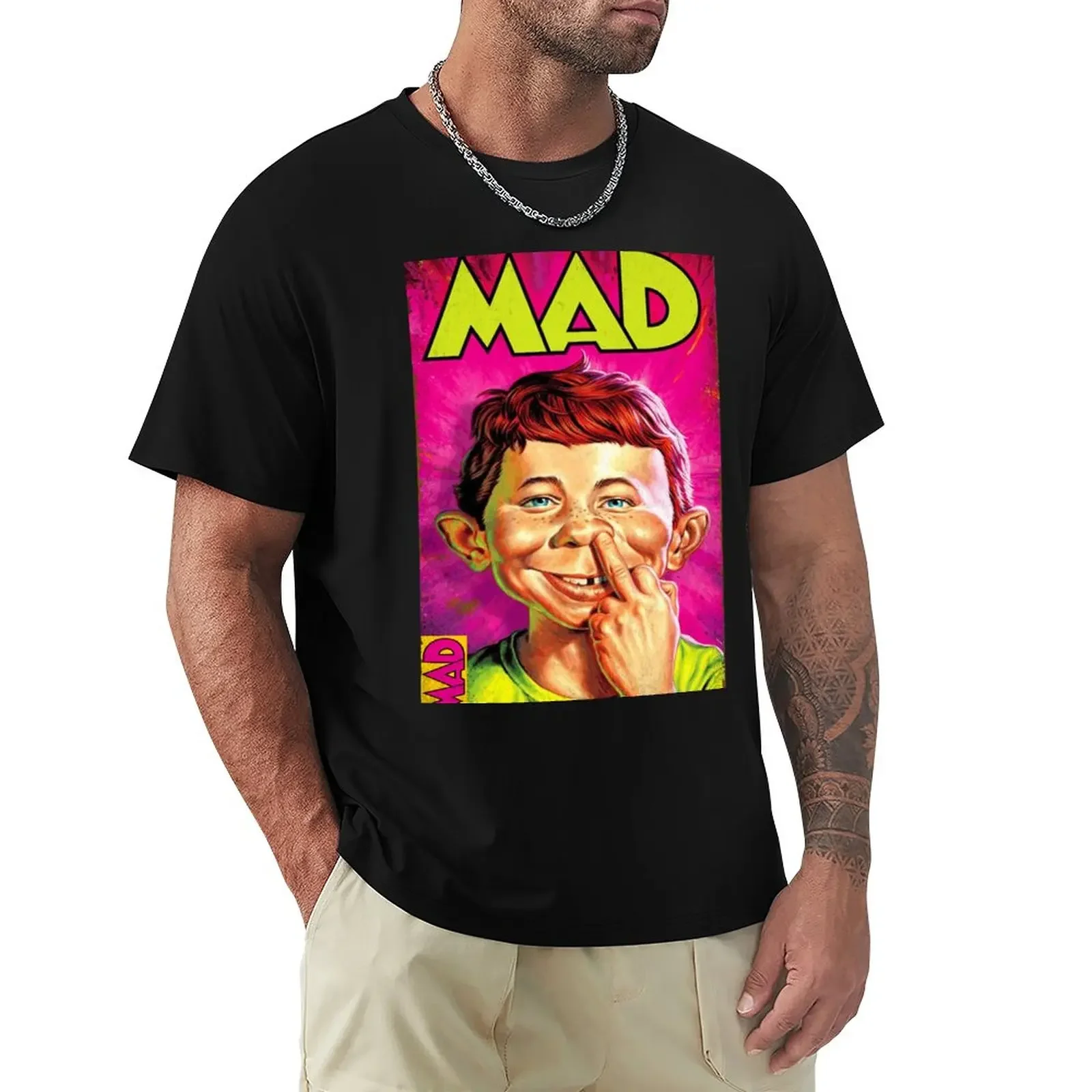 Mythical Mad Magazine T-Shirt summer top funnys cute clothes men graphic t shirts