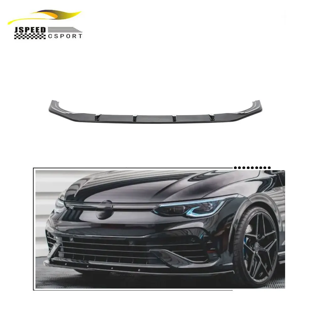 

Подходит для губ переднего бампера из углеродного волокна Volkswagen Golf R MK8 2021-2022 гг.