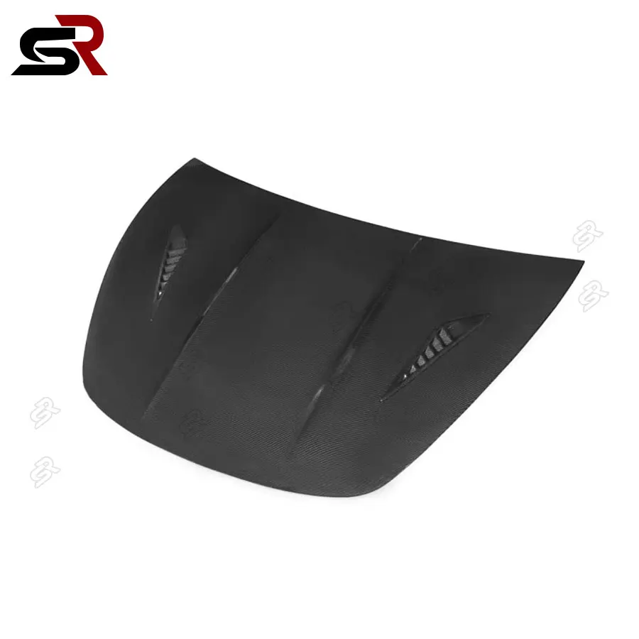 For Tesla MODEL3 carbon fiber front bumper hood front cover surround car decoration tuning accessories body kit