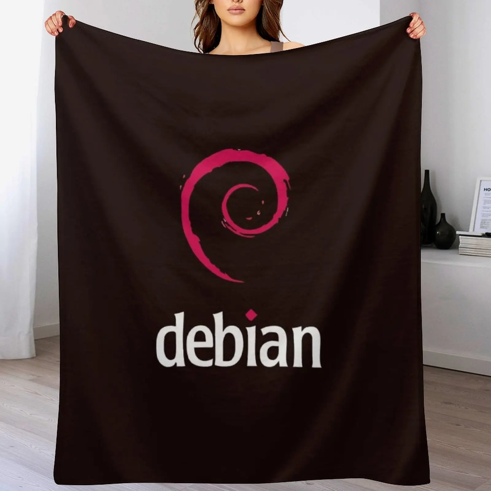 Debian Essential T-Shirt Throw Blanket Blankets For Baby Sleeping Bag christmas decoration Decorative Sofa Blankets