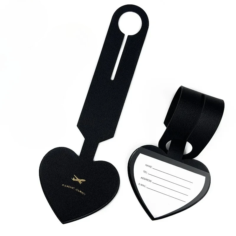 الملونة القلب لطيف الأمتعة العلامة النساء الرجال عطلة حقيبة سفر العلامات اسم معرف عنوان التسمية السفر الأمتعة العلامات الملحقات #2