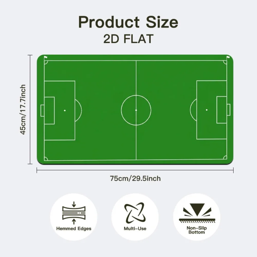 Football field pattern mouse pad escritorio accesorios podkladka pod myszke decoração setup gamer alfombrillas para escritorio