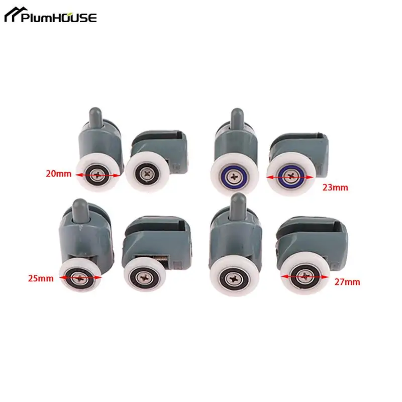 1Pc Plastic Shower Rooms Cabins Pulley / Shower Room Roller /Runners/Wheels/Pulleys Diameter 20mm/23mm/25mm/27mm