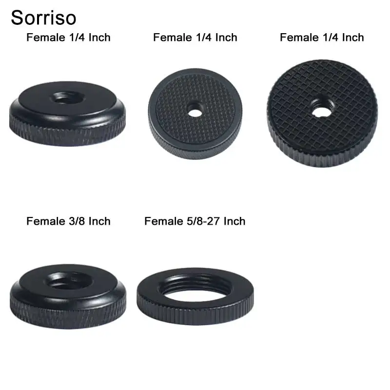 

Sorriso 1/4 Inch 3/8 Gasket 5/8 Tripod For microphone Bracket Bike Mobile Cell Phone Stand Holder Tablet Female Camera Dslr