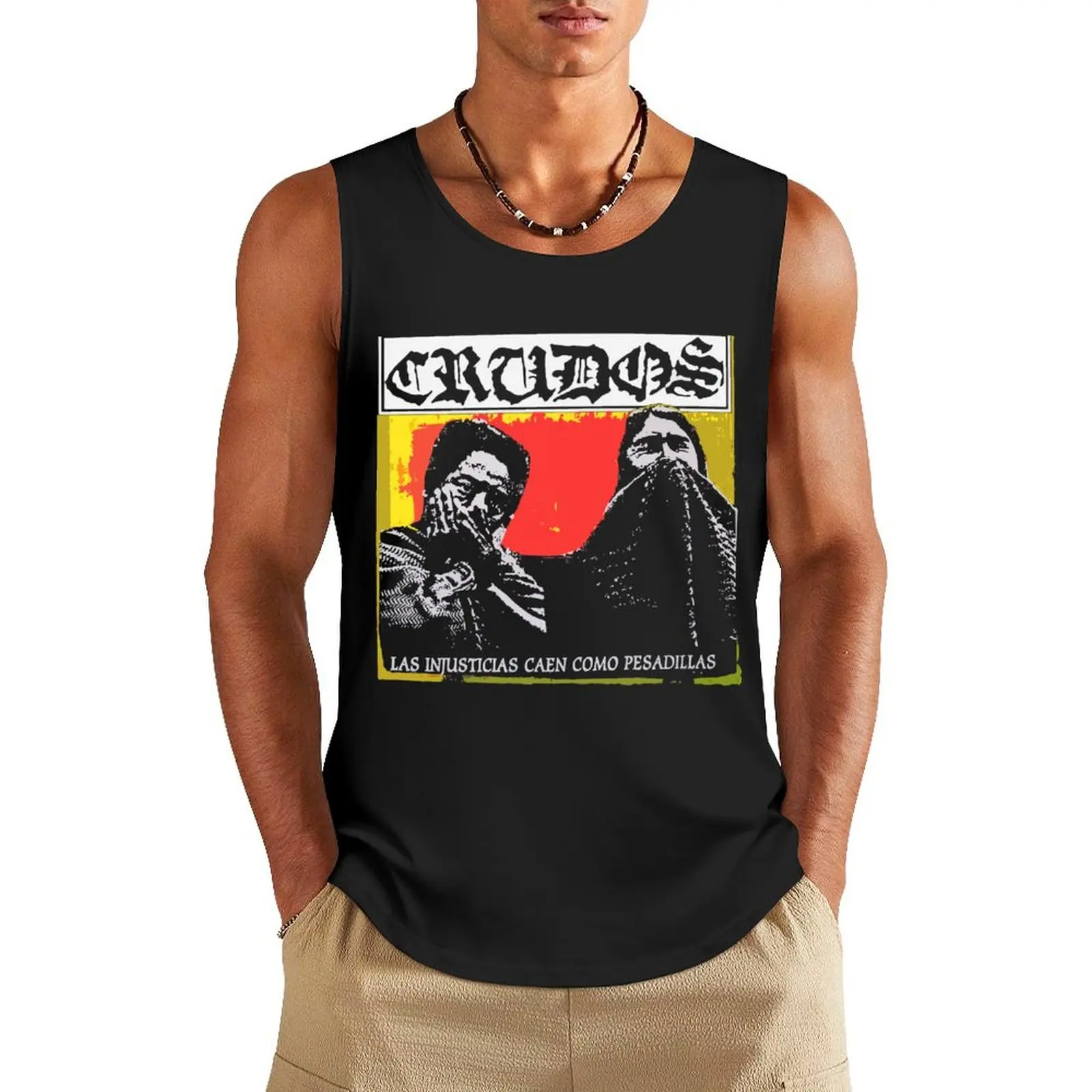 Make A Smile Crudos Los Como Pesadillas Crudos Las Important Choices Tank Top gym accessories men bodybuilding man