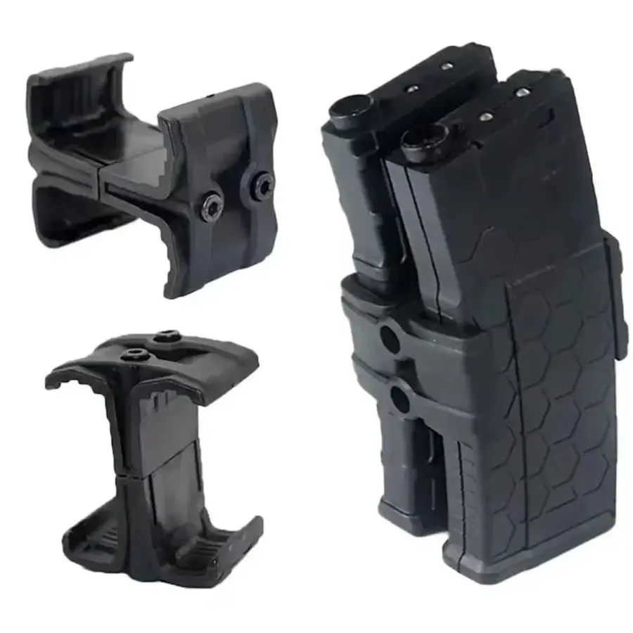 Outdoor Tool Universal Clip Rifle Dual Parallel Magazine AR15 M4 Mag595 Airsoft Round Cartridge Speed Loader Gun Accessories
