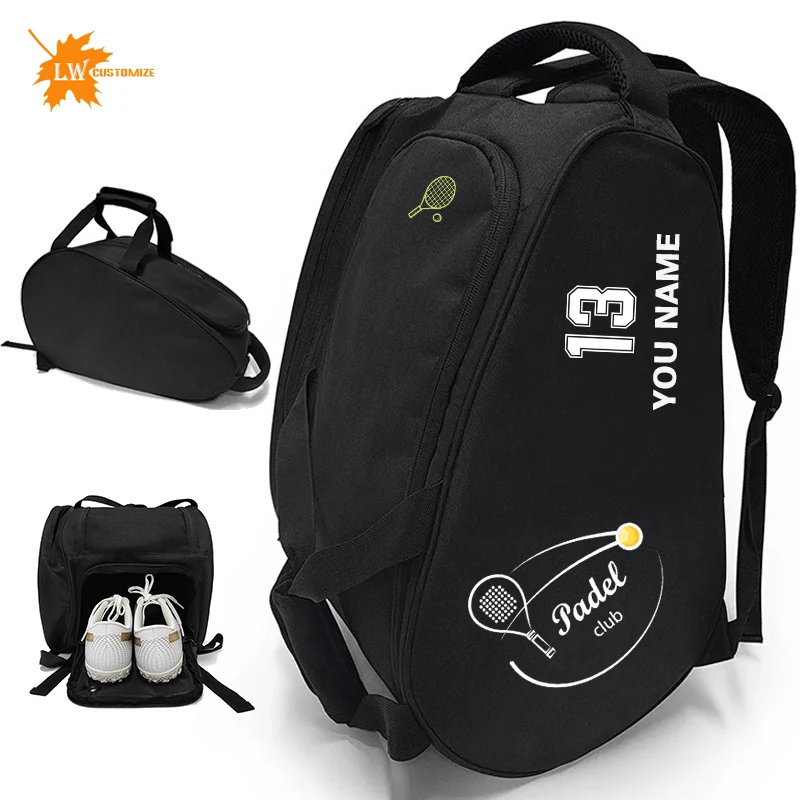 

Customized Logo Tennis Backpack for Men and Women Professional Training Sports Backpack Personalized Pattern Wholesale