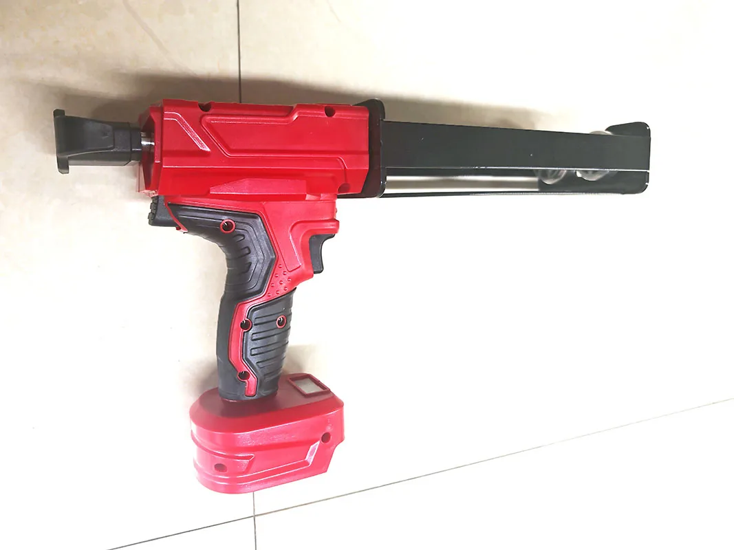 Pistola de inyección de doble componente alimentada por batería: capacidad de 600 ml, relación de mezcla 1:1, ideal para aplicaciones de silicona