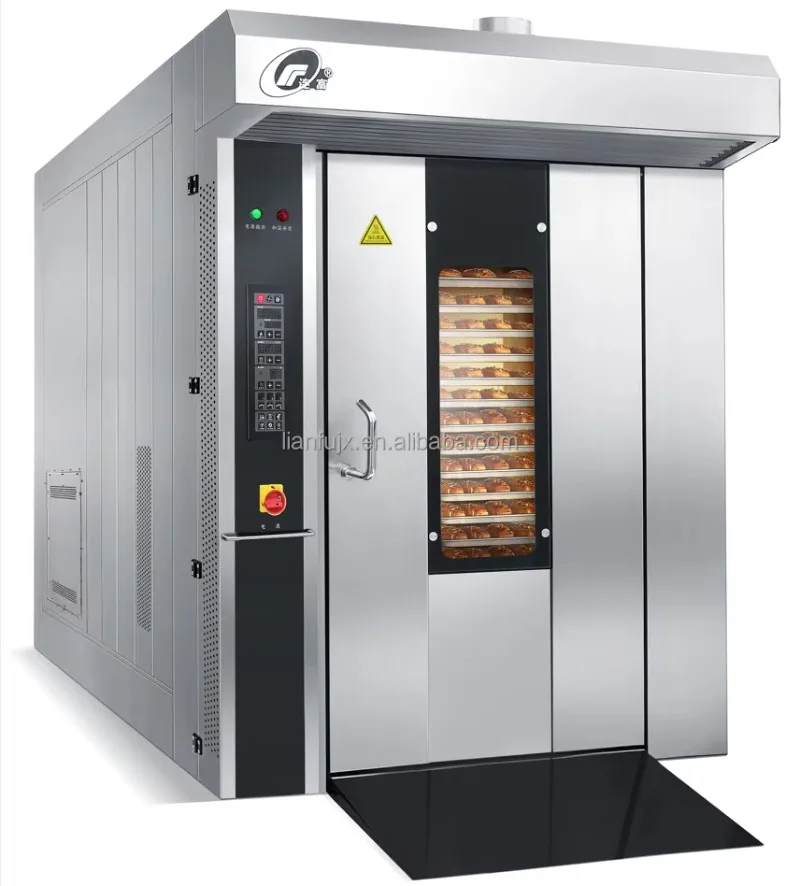 

32/64-Tray Commercial Industrial Rotary Rack Pizza Ovens New Large Baking Equipment for Electric/Gas/Diesel Bakeries Bread