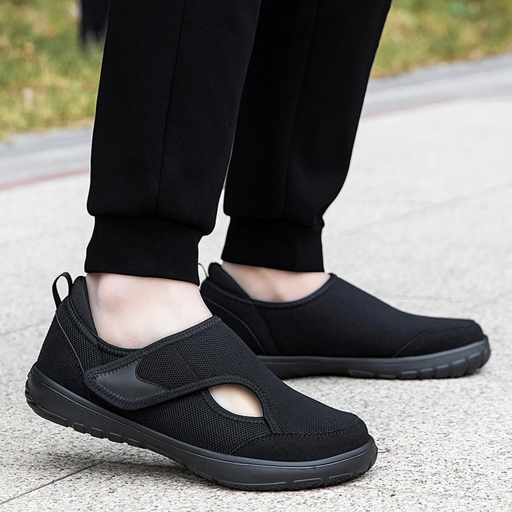 

Diabetic Shoes Wide Walking Shoes with Adjustable Closure Lightweight Edema Sneakers Hook and Loop Sneakers Fit for Swollen Feet