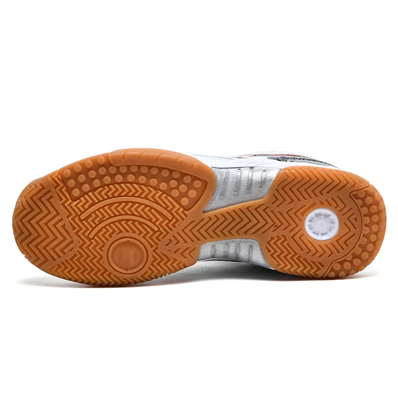 Chaussures de tennis professionnelles pour hommes et femmes, baskets de badminton en maille respirante, chaussures de volley-ball non ald, taille 46