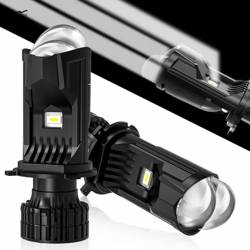 Triple Light Beams LED Headlight with Projector Assemblies Super Bright Headlight LED with Sharp Cut-Off Line