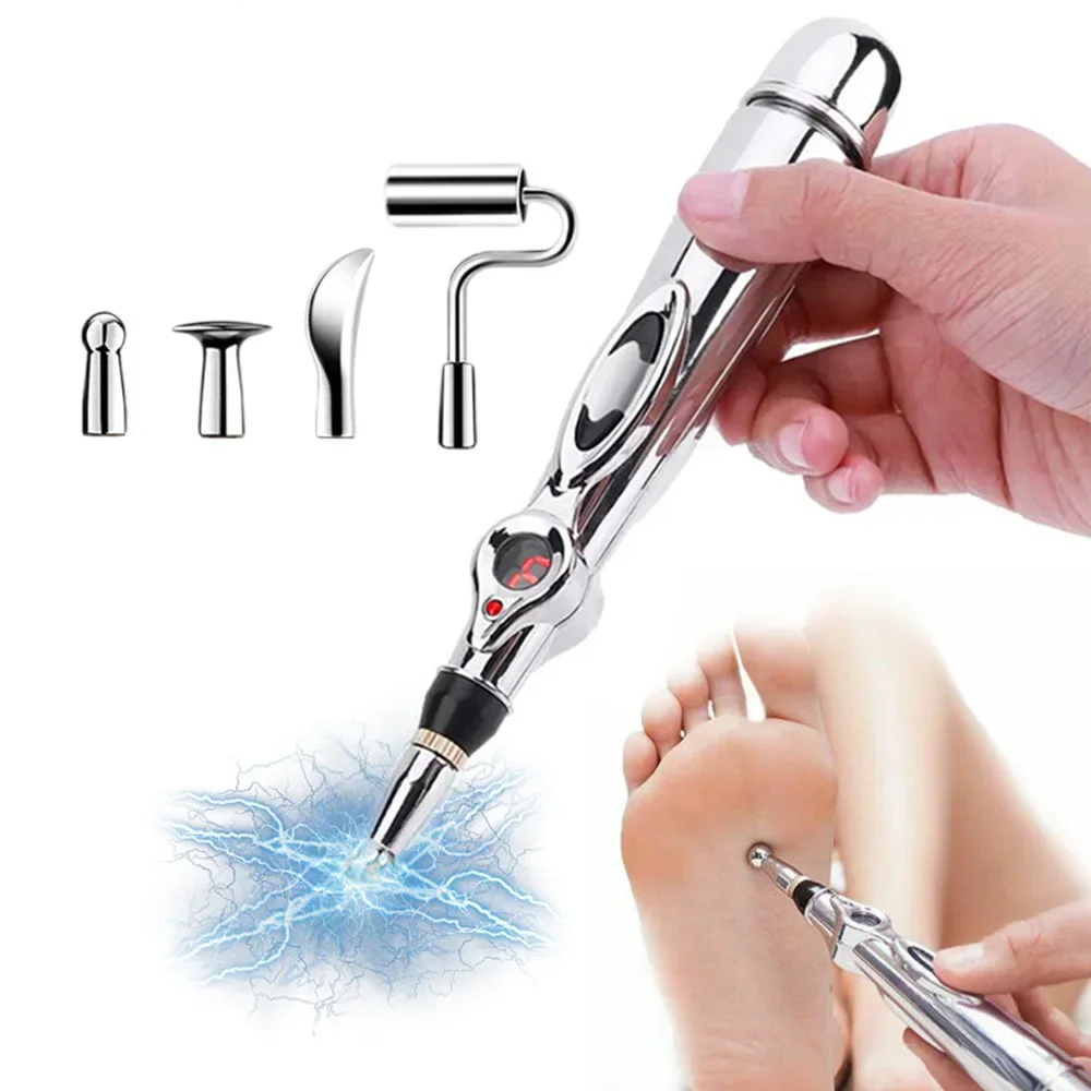 

Триггерная точка TENS, акупунктурная ручка, стимулятор мышц, устройство для облегчения боли, меридиан, энергетический массажер, домашняя физиотерапия