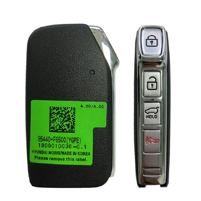 CN051106 OEM Part Number 95440-F6500 For KIA 2020 Genuine Smart Remote Key 4 Buttons 433MHz HITAG 3 Transponder 47 Chip