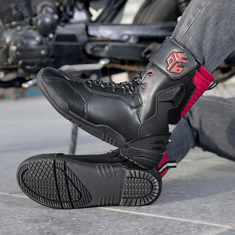 

Men's Motorcycle Breathable Impact-Resistant Riding Shoes Comfortable and Versatile Unisex Riding Shoes / Sports Shoes