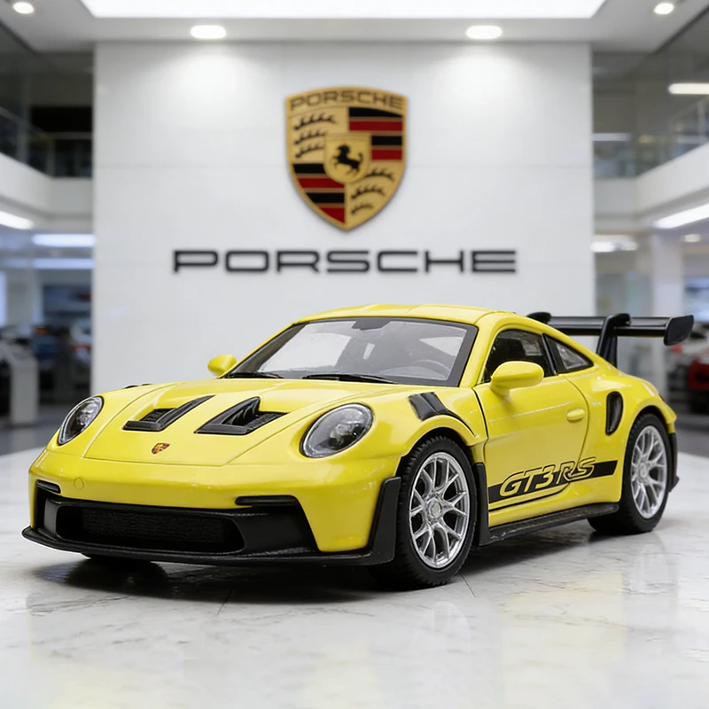 

WELLY 1:36 Porsche 911 GT3 RS Alloy Car Diecasts & Toy Vehicles Car Model Miniature Scale Model Car Toy For Children