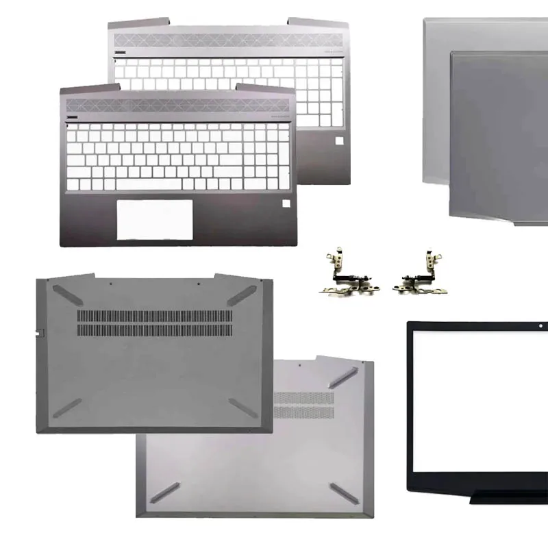 

New For HP ZBook 15v G5 ZHAN 99 G1 TPN-C134 Laptop LCD Screen Back Cover Front Bezel Lower Bottom Case Hinges Rear Lid Top Case