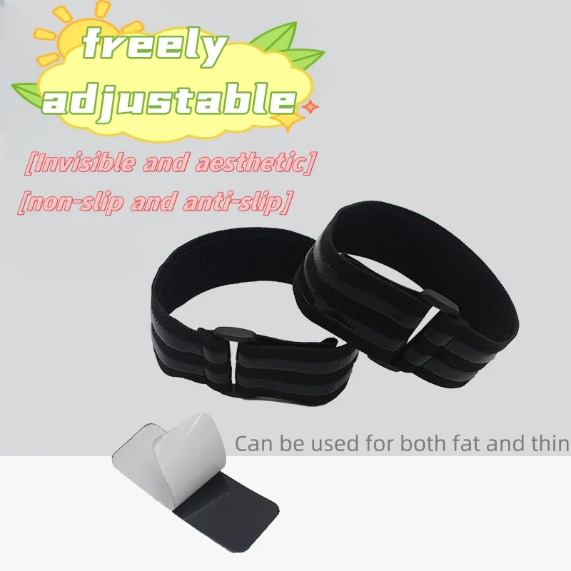 Nuova donna Nastro adesivo regolabile Lacci per scarpe Stivali Cintura antiscivolo Cintura elastica per scarpe Chiusura in pizzo con accessorio per cintura per stivale allentata