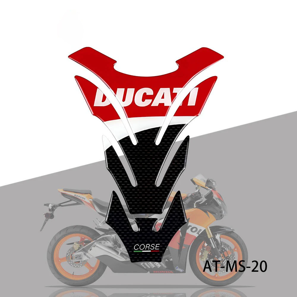 

3D Motorcycle Fuel Tank Pad Sticker Decal For Ducati PANIGALE V2 V4 959 1098 848 1198 1199 Monster 696 796 1100 Moto Accessories