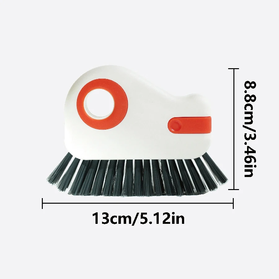 1pc cleaning brush Window rail cleaning tools 2 in 1, window groove hair cleaning brush tool Grip brush Slot cleaning brush