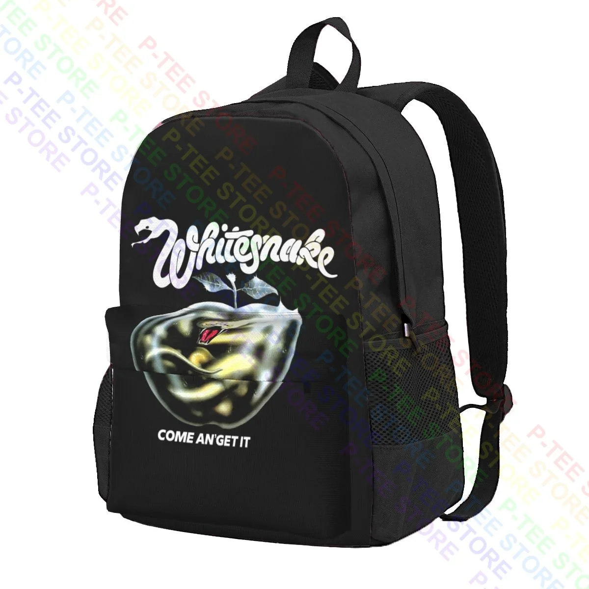 Whitesnake Come An' Get It Large Capacity Backpack Cute Shoe Bag Personalised Riding Backpack