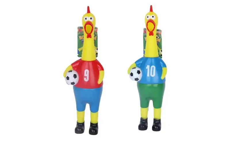 

Screaming Chicken Squeeze Toy Football Rooster Interactive Toys Noisemaker Prank Props Gifts Chicken Squeaky anti Stress Toys