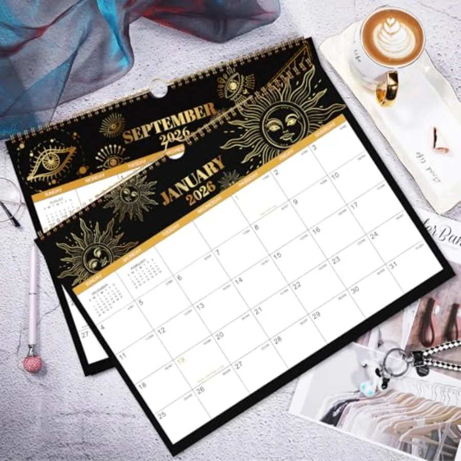 2026 Calendar 2026 Wall Calendar Jan 2026 Dec 2026 15" x 11.5" Wall Calendar 2026 12 Monthly Calendar with Twinwire Binding + T