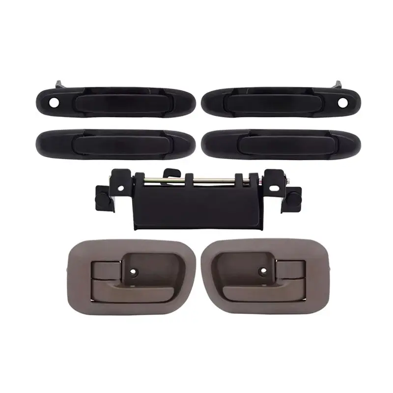 

Firmly 7Pcs Car Inside & Outside Left Right Door Handles + Tailgate For Toyota Sienna 1998-2003 69205-08010 69090-08010